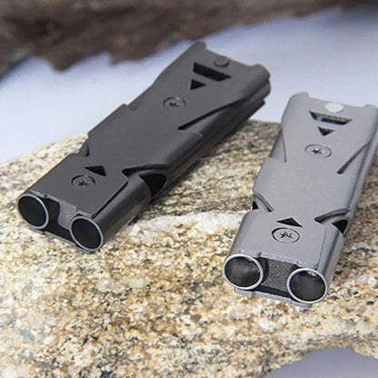 Dual Tube Safety Whistle